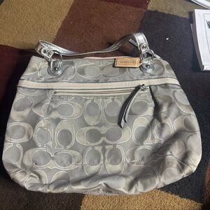 Coach Large Grey Shoulder Bag K1120-18979